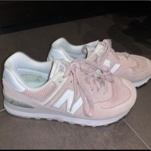 New Balance pink sneakers